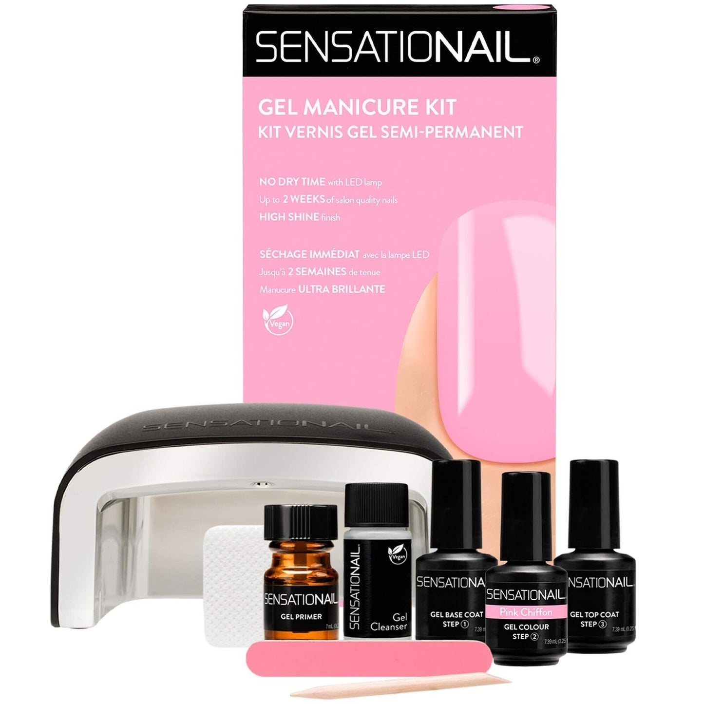 Sensationail Gel Starter Kit Pink Chiffon