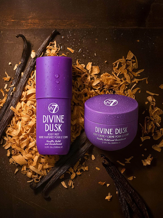 W7 Body Mist 100ml Divine Dusk & Body Creme Set