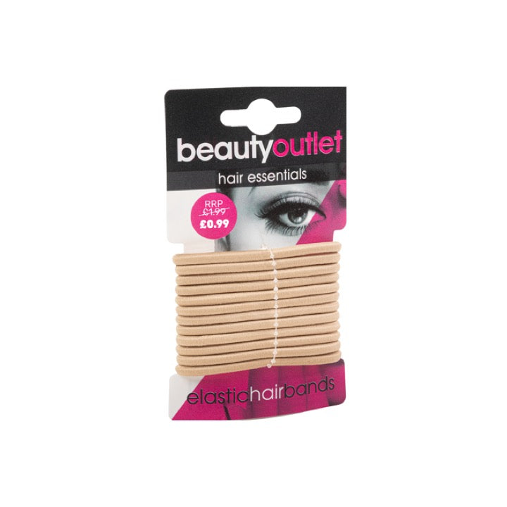 Beauty Outlet 12 Elastic Hair Bands Blonde BEAU090