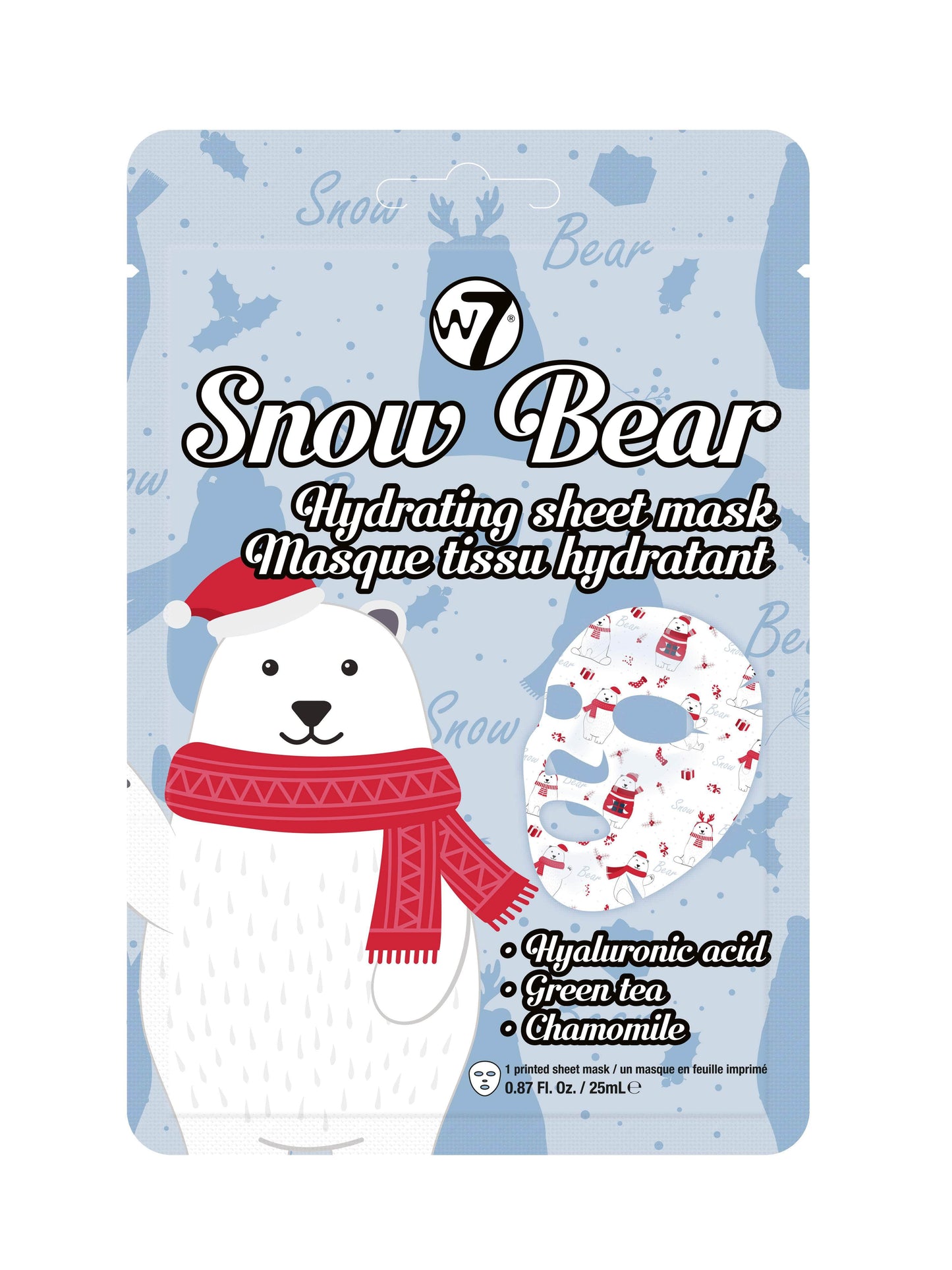 W7 Sheet Mask Snow Bear