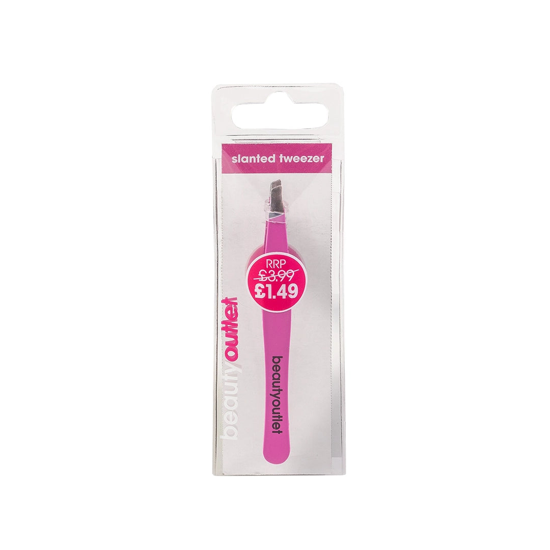 Beauty Outlet Slanted Tweezer In Pouch BEAU069
