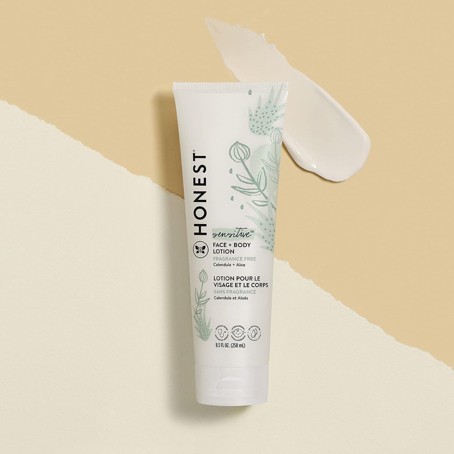 Honest Sensitive Face + Body Lotion Fragrance Free 250ml