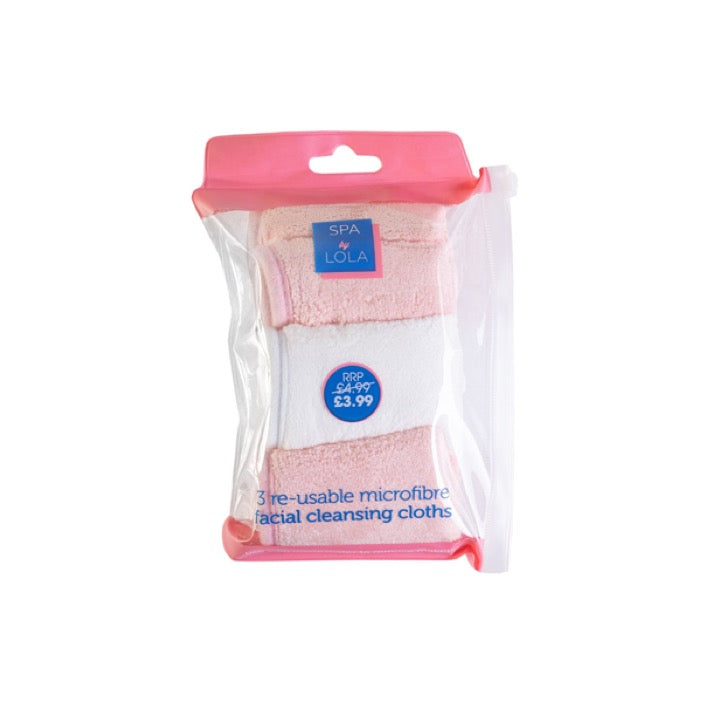 Spa By Lola Microfibre Face Cloths BEAU215