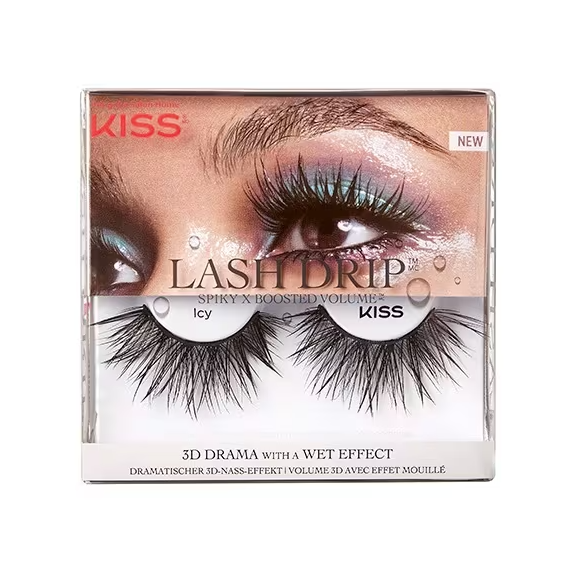 Kiss False Eyelashes Lash Drip Icy 85687
