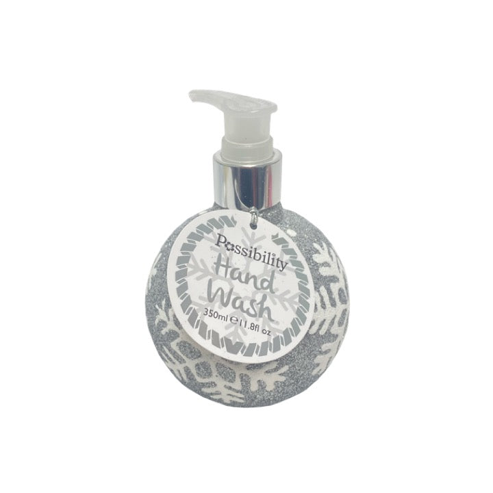 Possibility Glitter Snowflake Hand Wash Silver