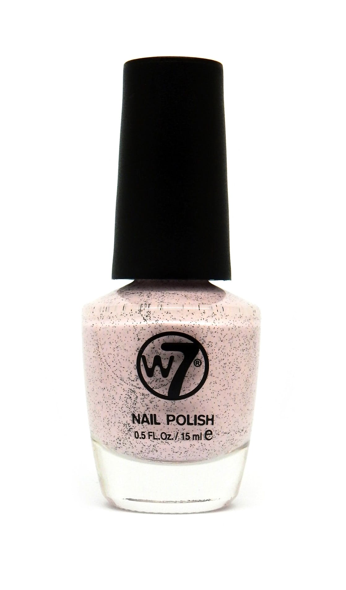 W7 Nail Polish 88 Speckled Pink