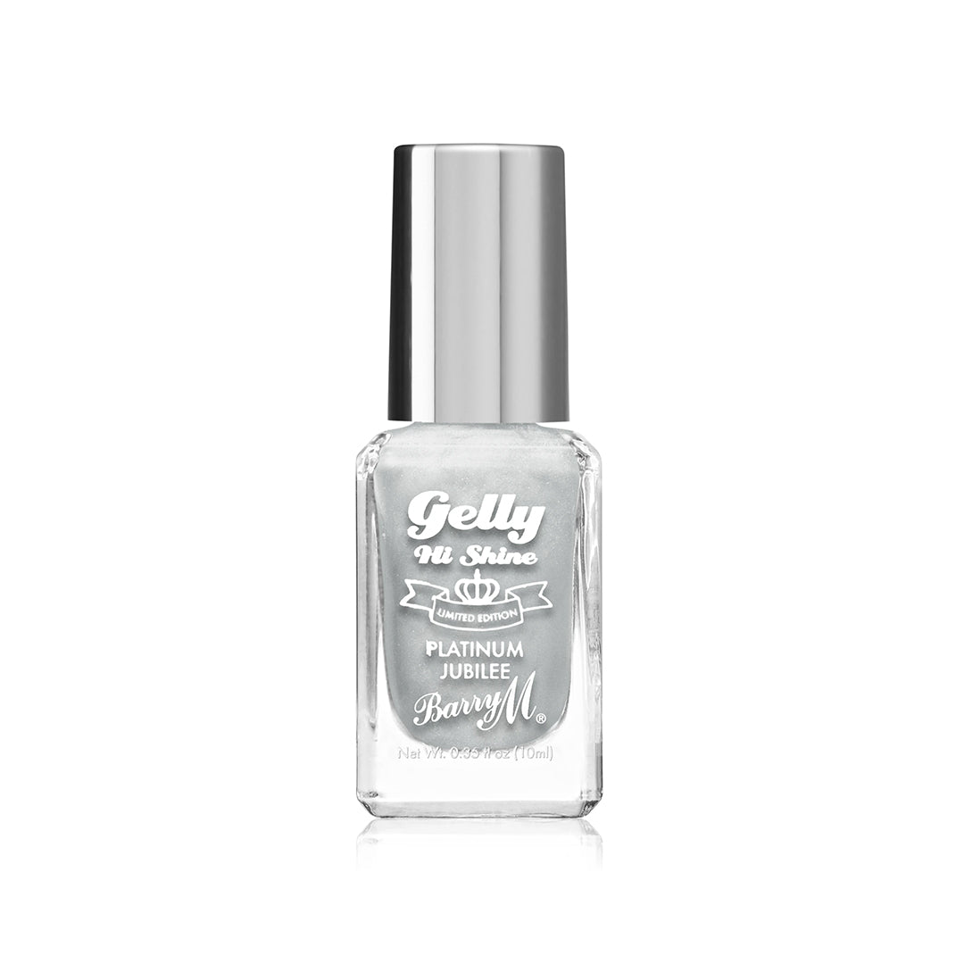 Barry M Gelly Hi Shine Platinum Jubilee Nail Paint
