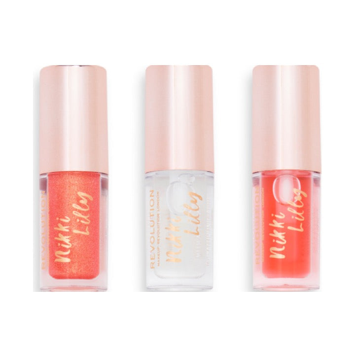 Revolution X Nikki Lilly Lip Oil Set