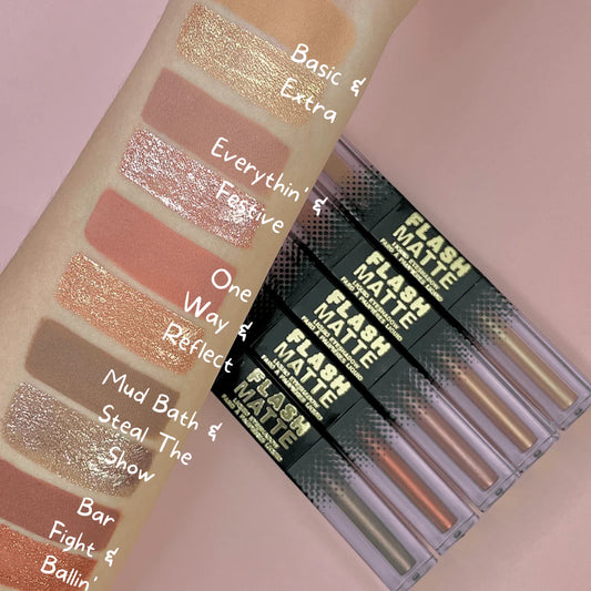 W7 Flash Matte Liquid Eyeshadow Basic/Extra