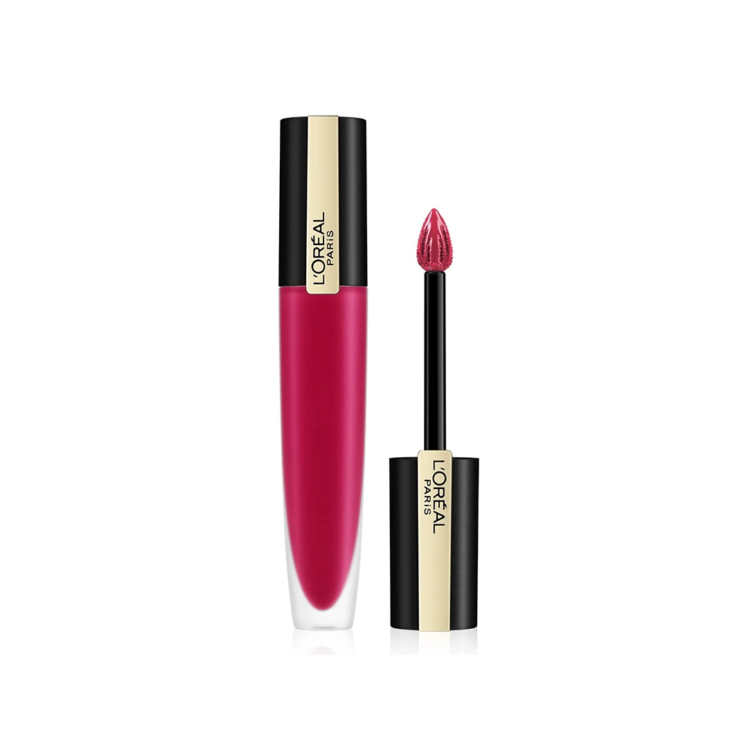 L'Oreal Rouge Signature Liquid Lipstick I Represent 114