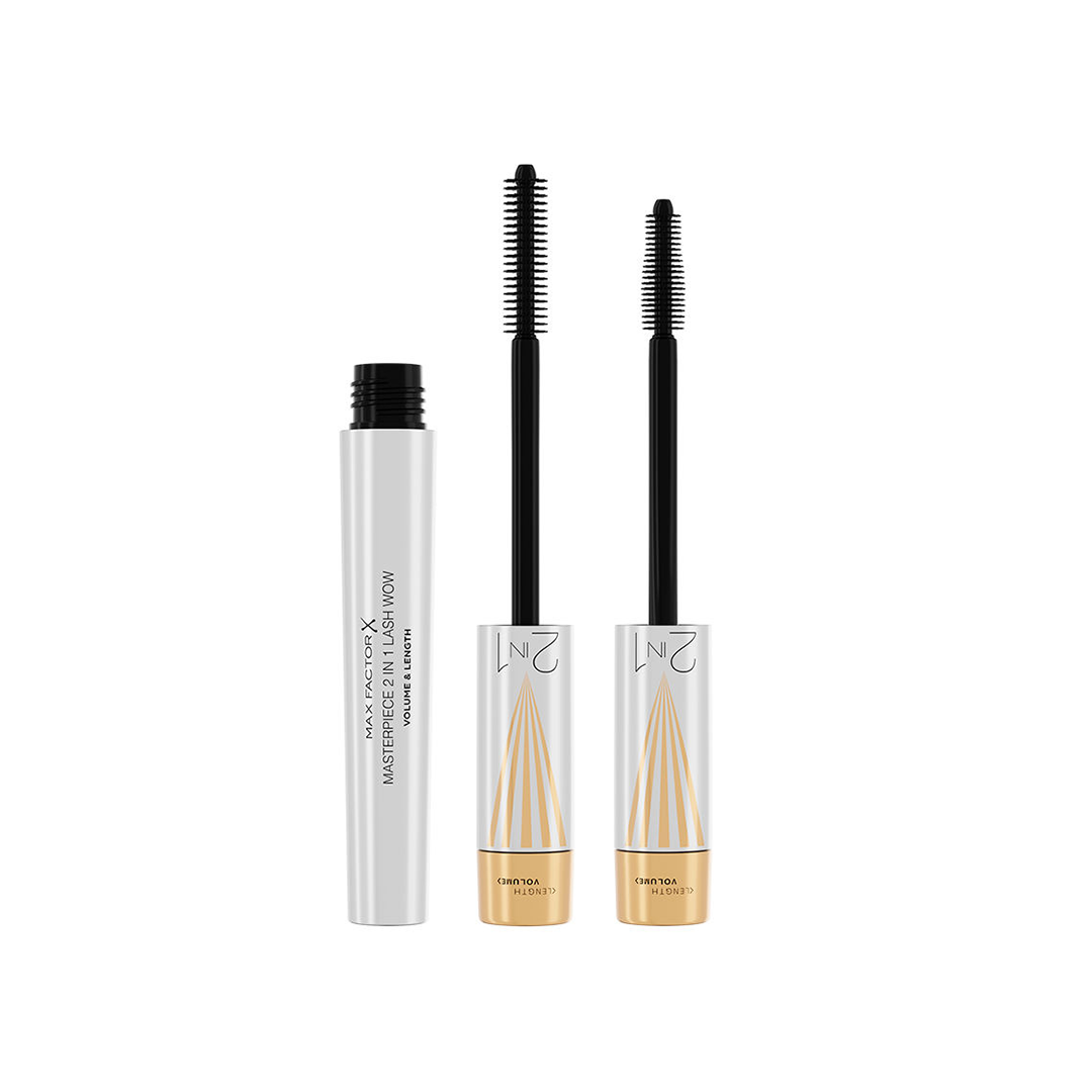 Max Factor Masterpiece 2in1 Volume & Length Mascara Black Brown