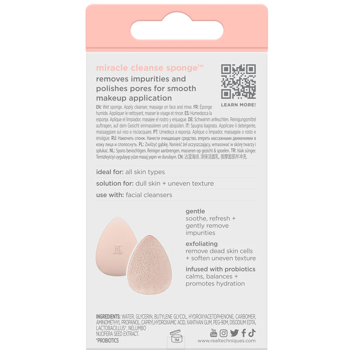Real Techniques Miracle Cleanse Sponge