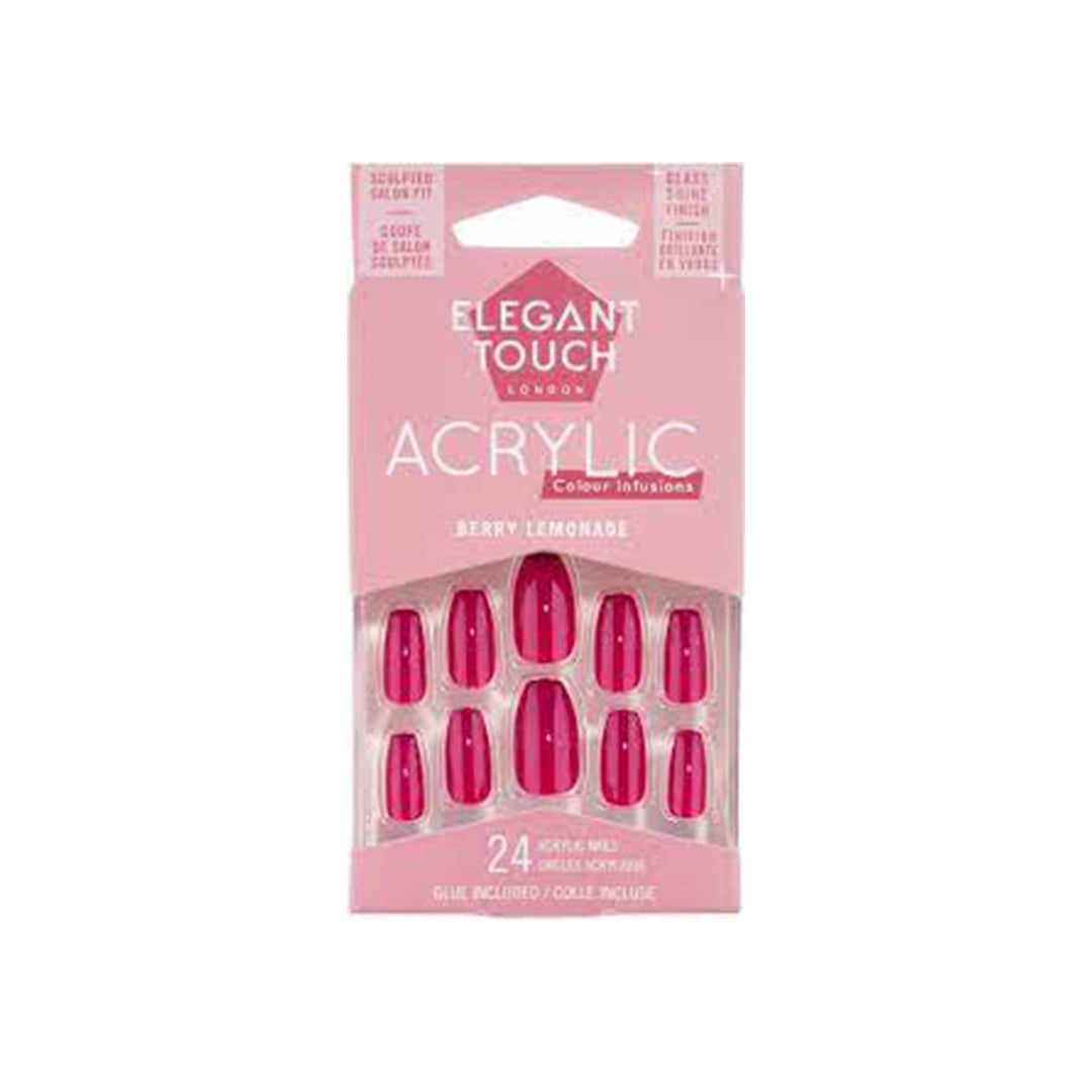 Elegant Touch Acrylic Colour Infusions False Nails