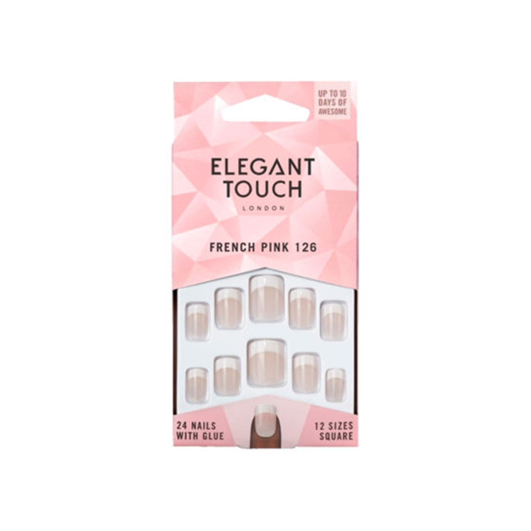 Elegant Touch False Nails French Pink 126
