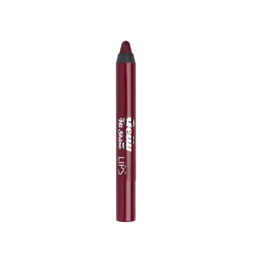 Barry M Gelly Hi Shine Lip Crayon Dark Red 01