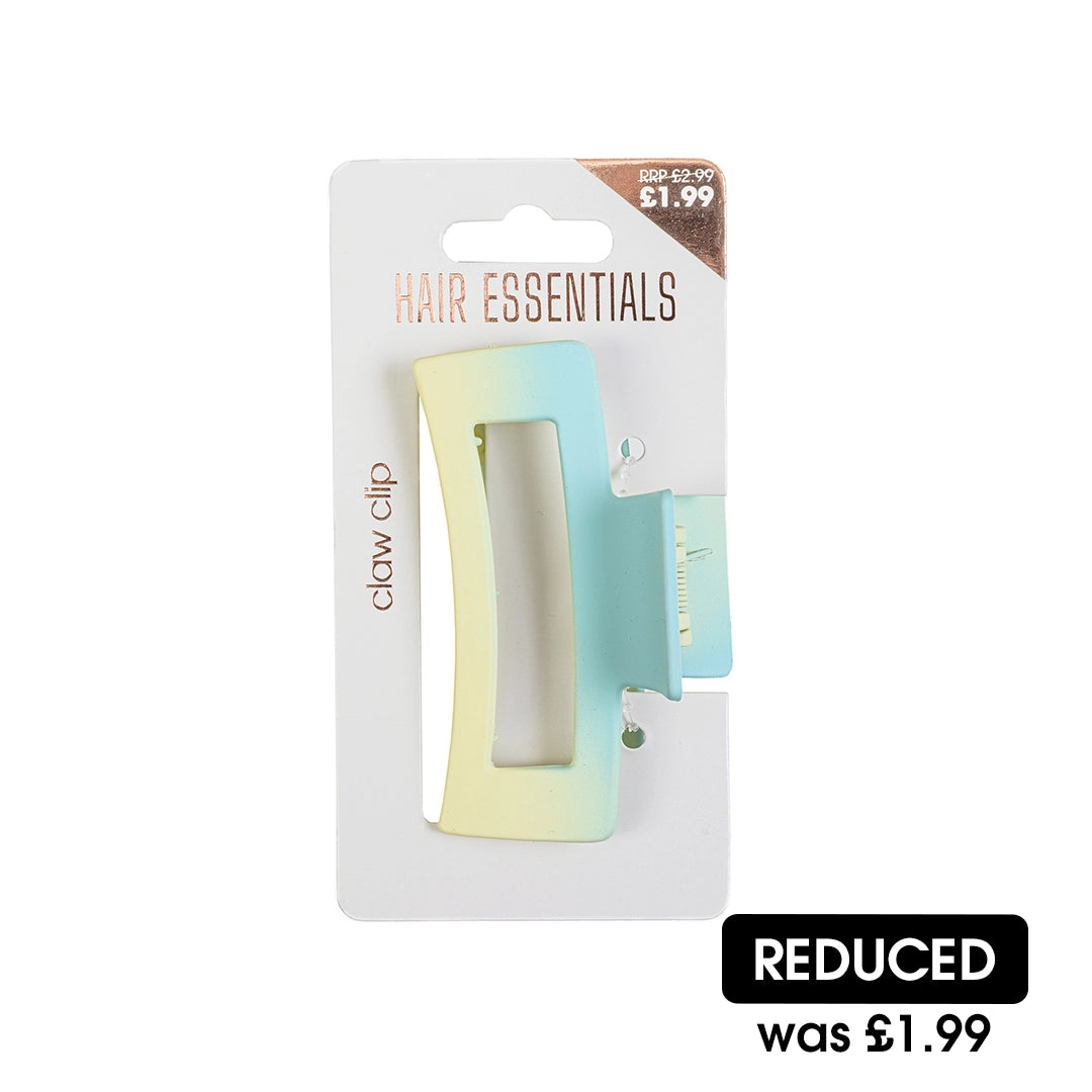 Beauty Outlet Square Claw Clip Ombre Blue BEAU541