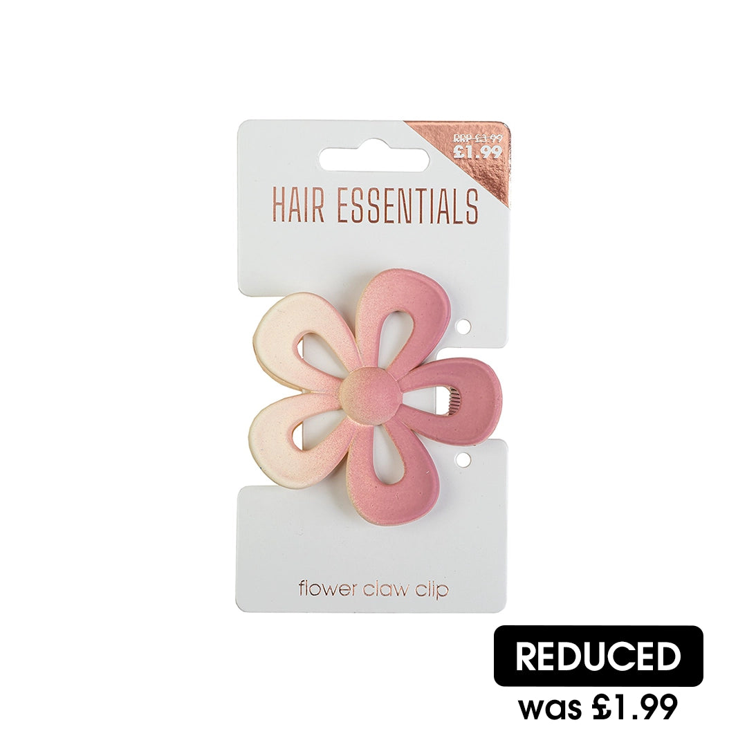 Beauty Outlet Ombre Flower Claw Clip Pink BEAU551