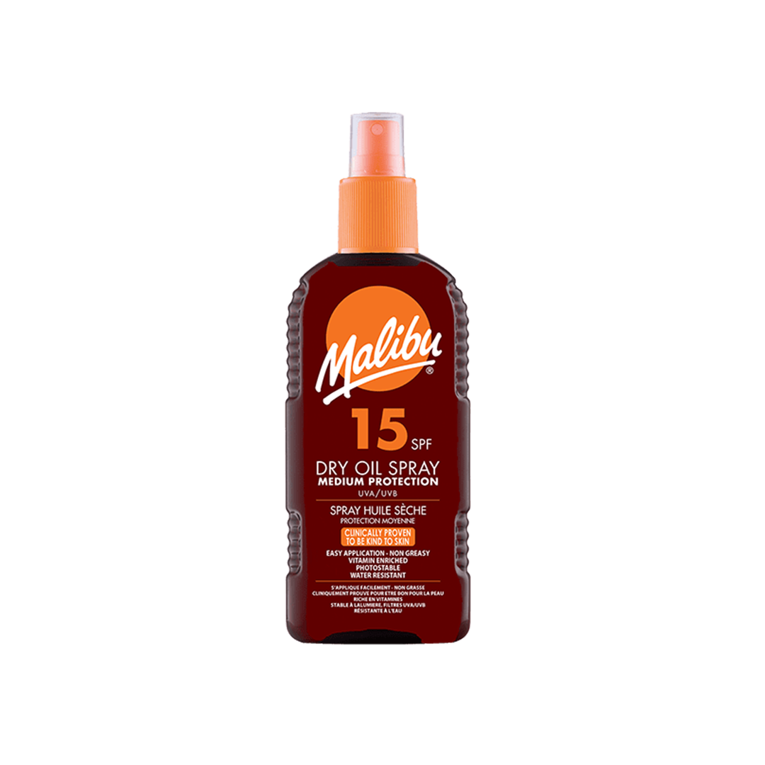 Malibu Sun Lotion Dry Oil Spray SPF 15 200ml