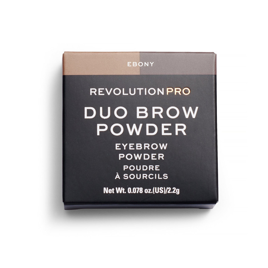 Revolution Pro Duo Brow Powder Eyebrow Powder Ebony