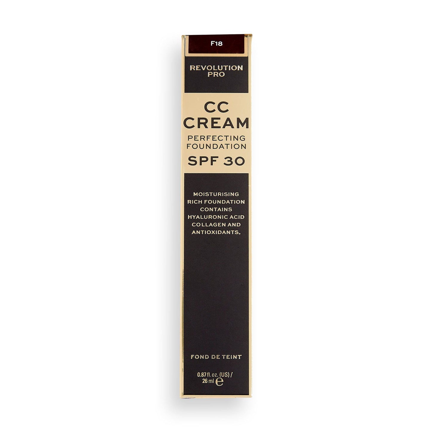 Revolution Pro CC Cream Perfecting Foundation SPF30 F18