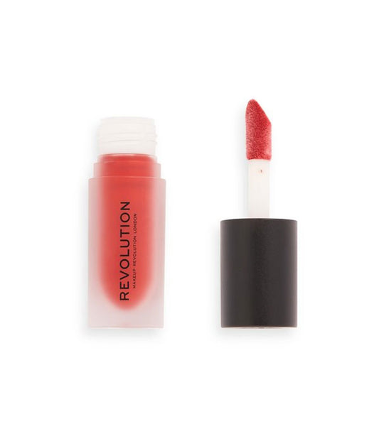 Revolution Matte Bomb Liquid Lipstick Lure Red