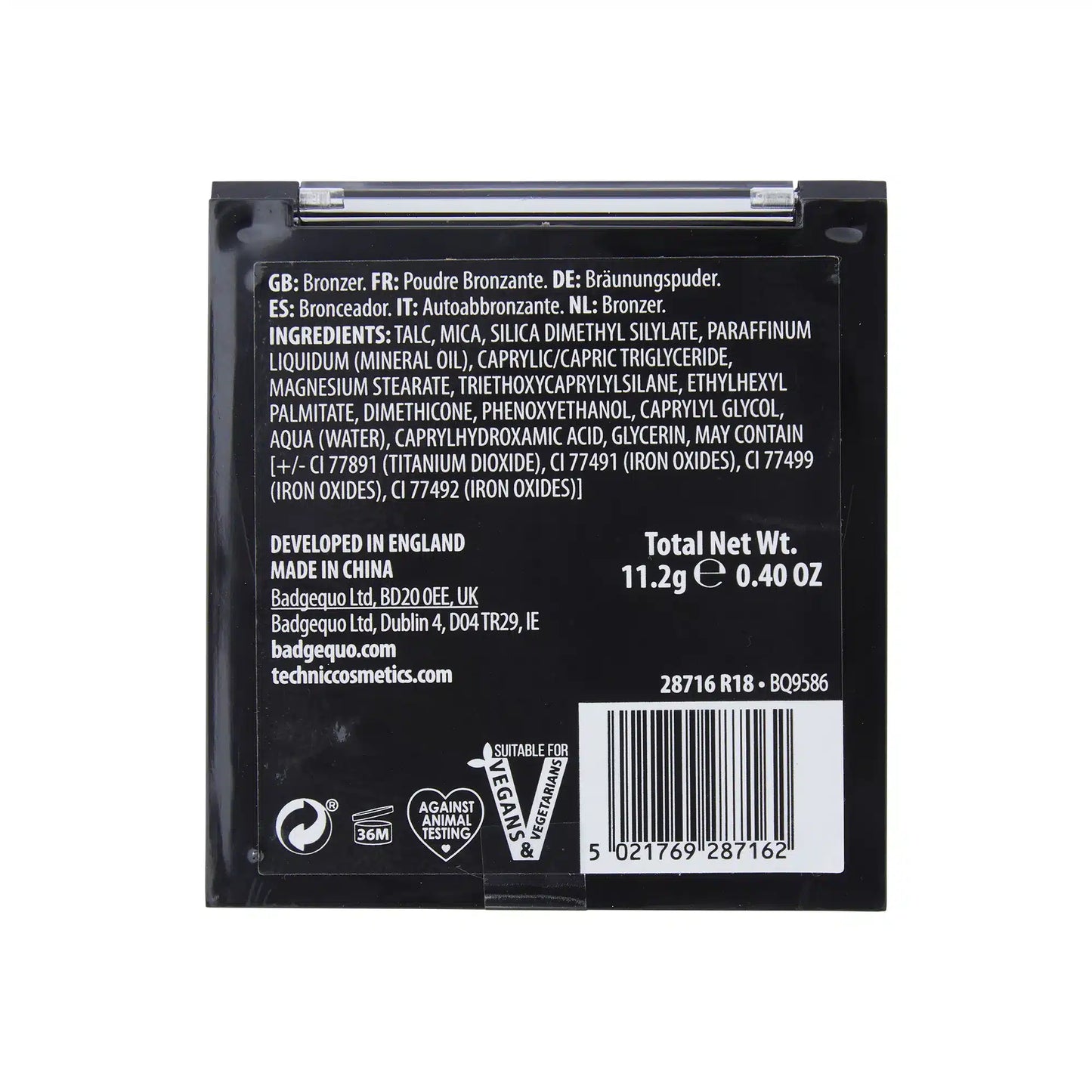 Technic Matte Mega Bronze & Contour Palette