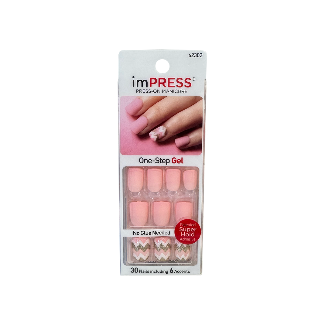 Kiss Design Nails 63202 Pink Zig Zag