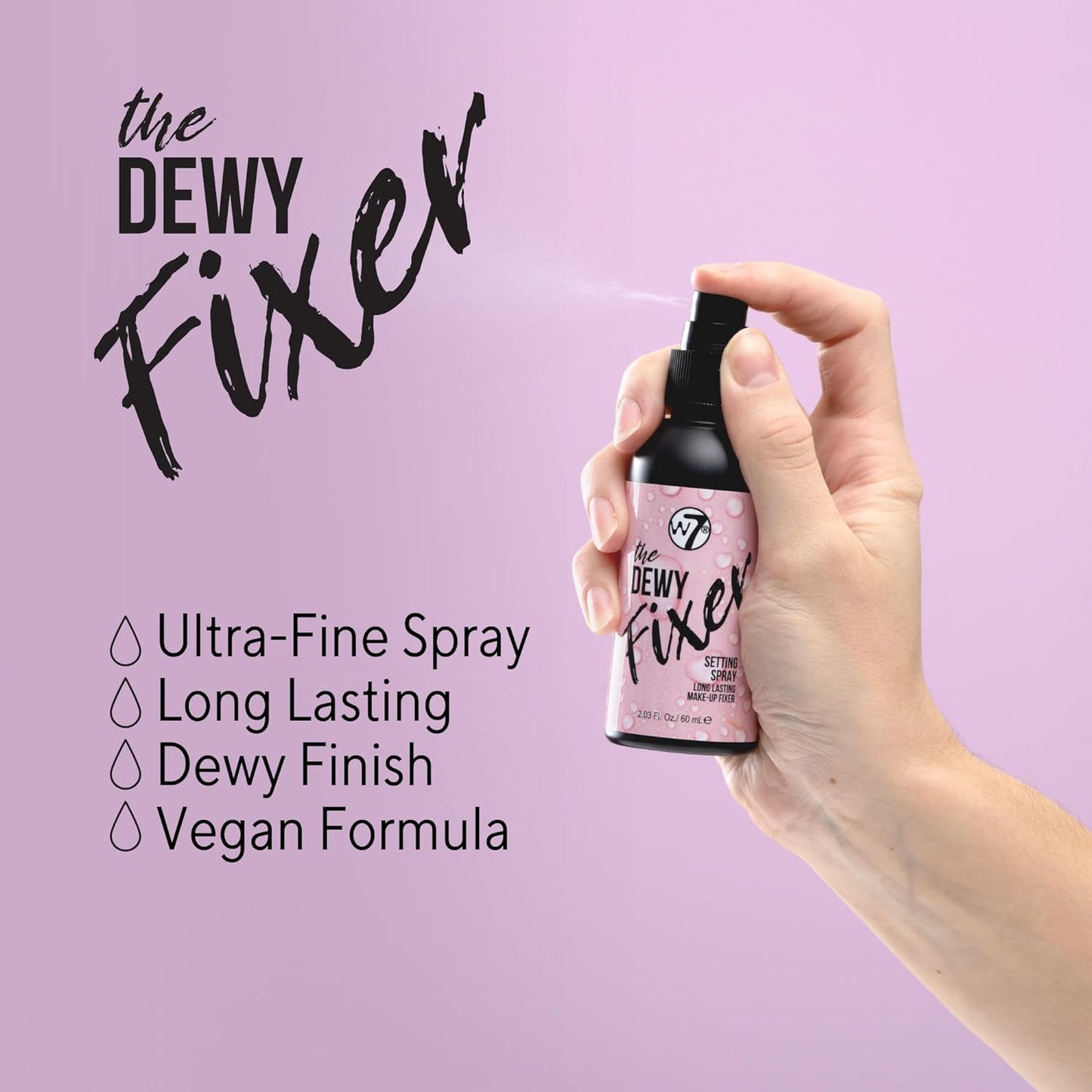 W7 The Dewy Fixer Setting Spray 60ml