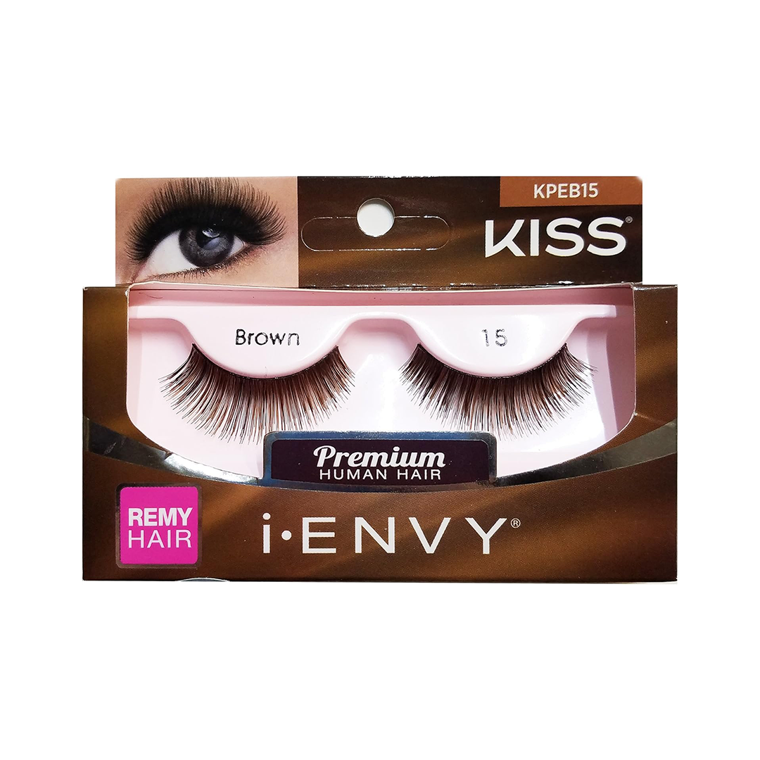 Kiss I Env False Lashes Diva Brown 15