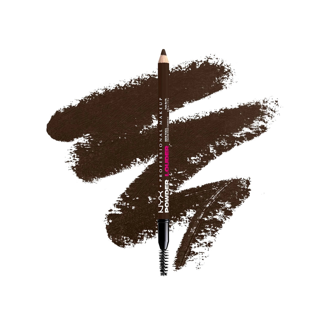 NYX Powder Louder Eyebrow Pencil Deep Brown 08