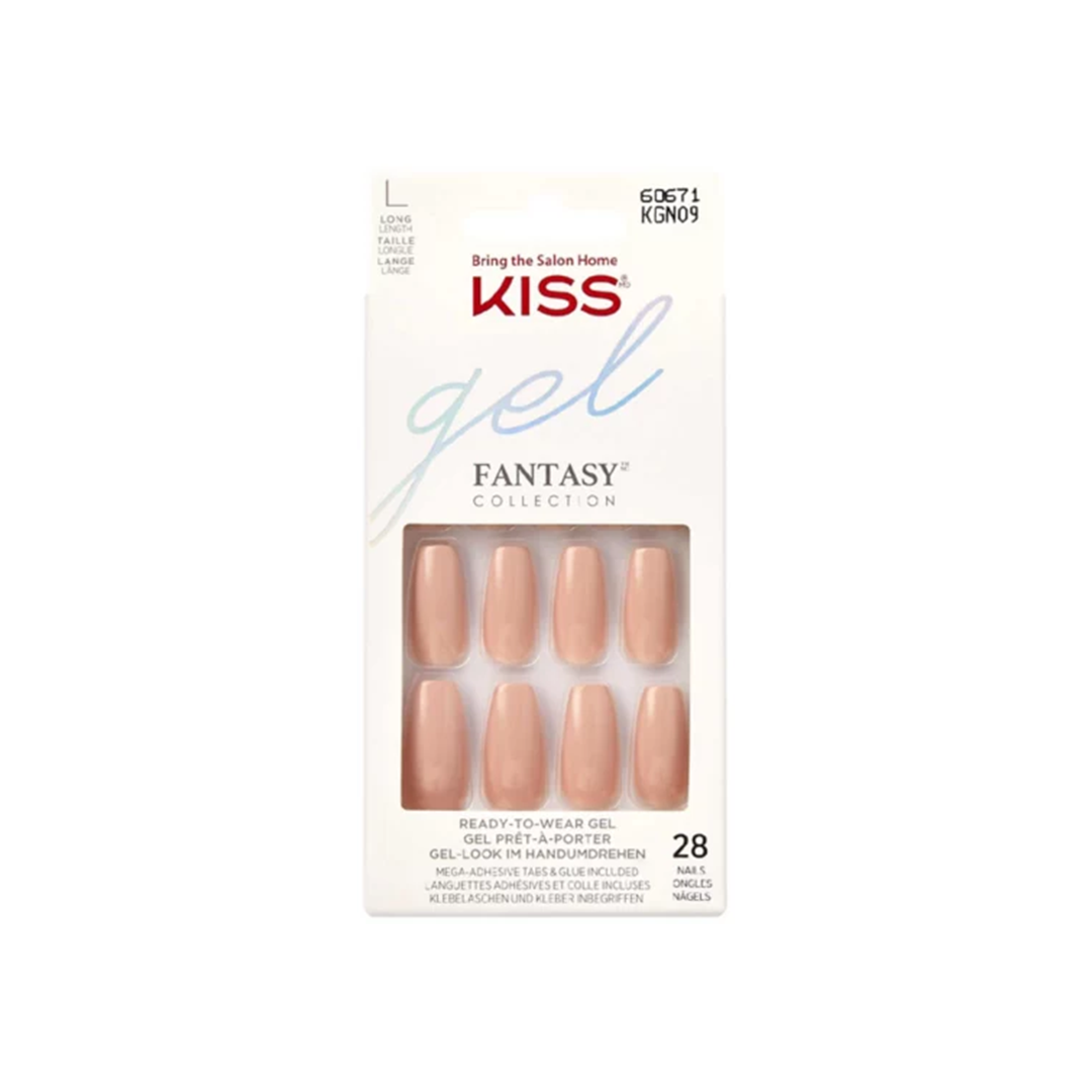 Kiss Gel Fantasy 28 Nails 60671 Nude KGN09