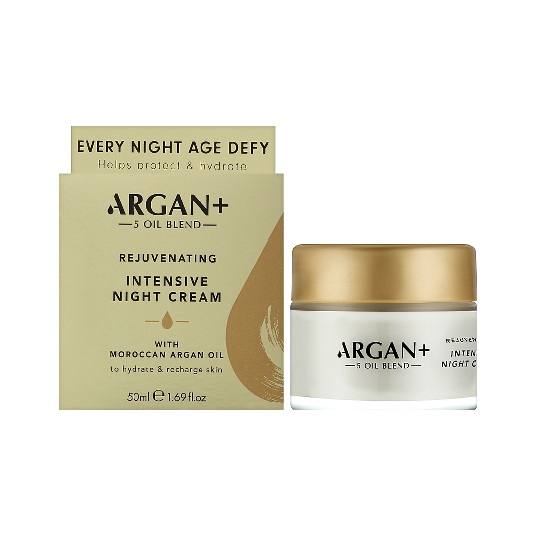 Argan + Rejuvenating Intensive Night Cream With Moroccan Argan Oil 50ml