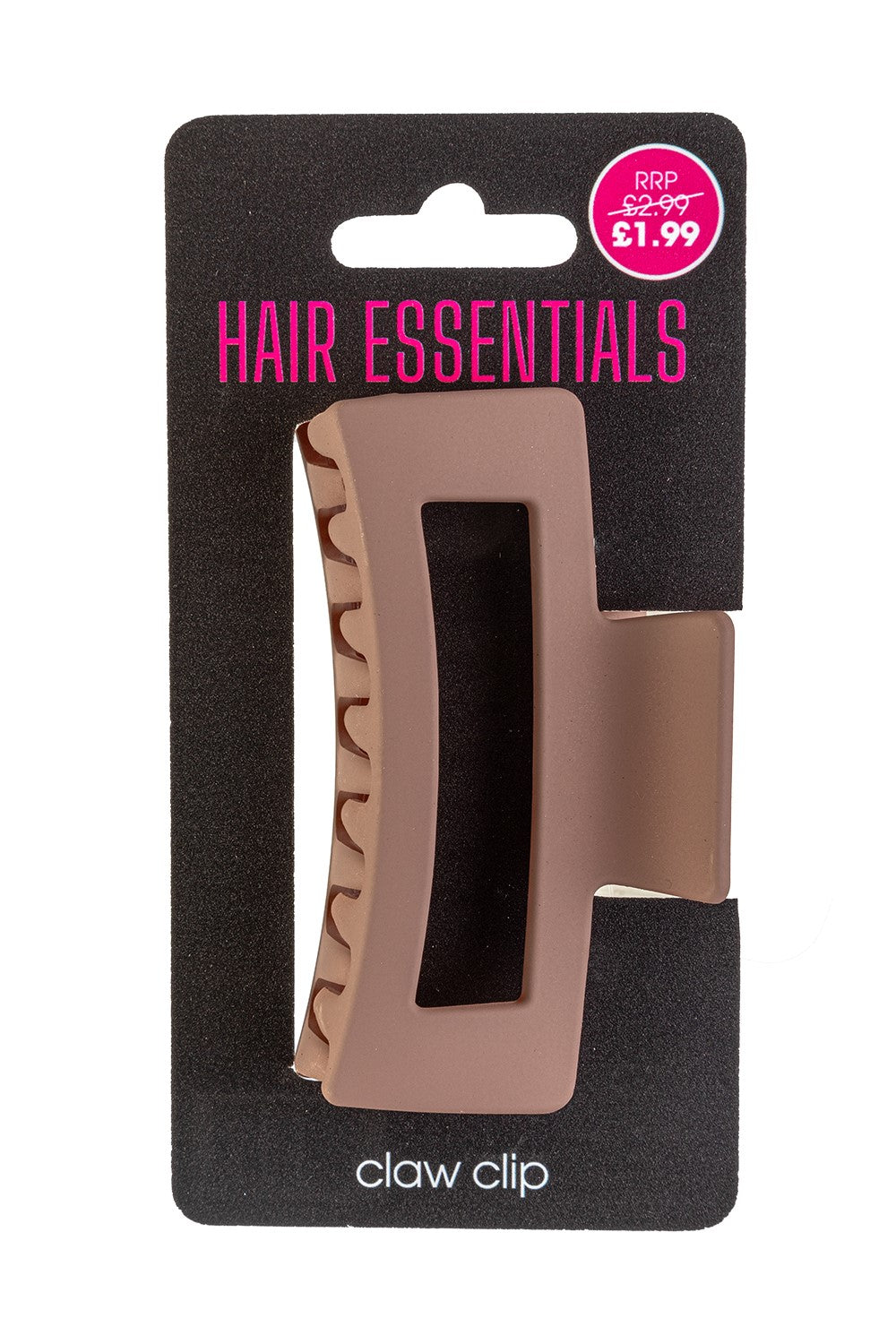 Beauty Outlet Square Claw Clip Chocolate