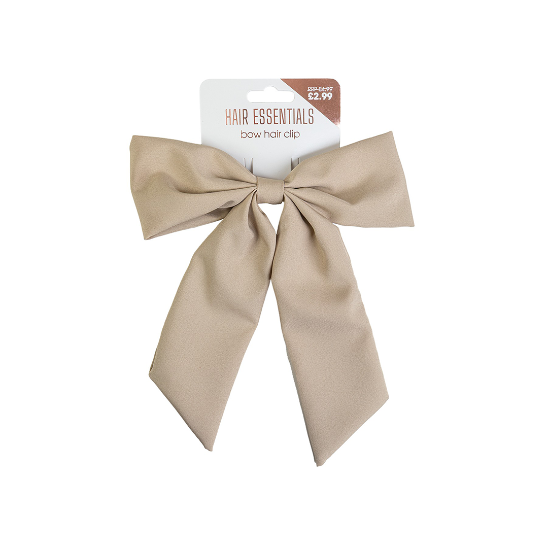 Beauty Outlet Bow Clip Nude BEAU546