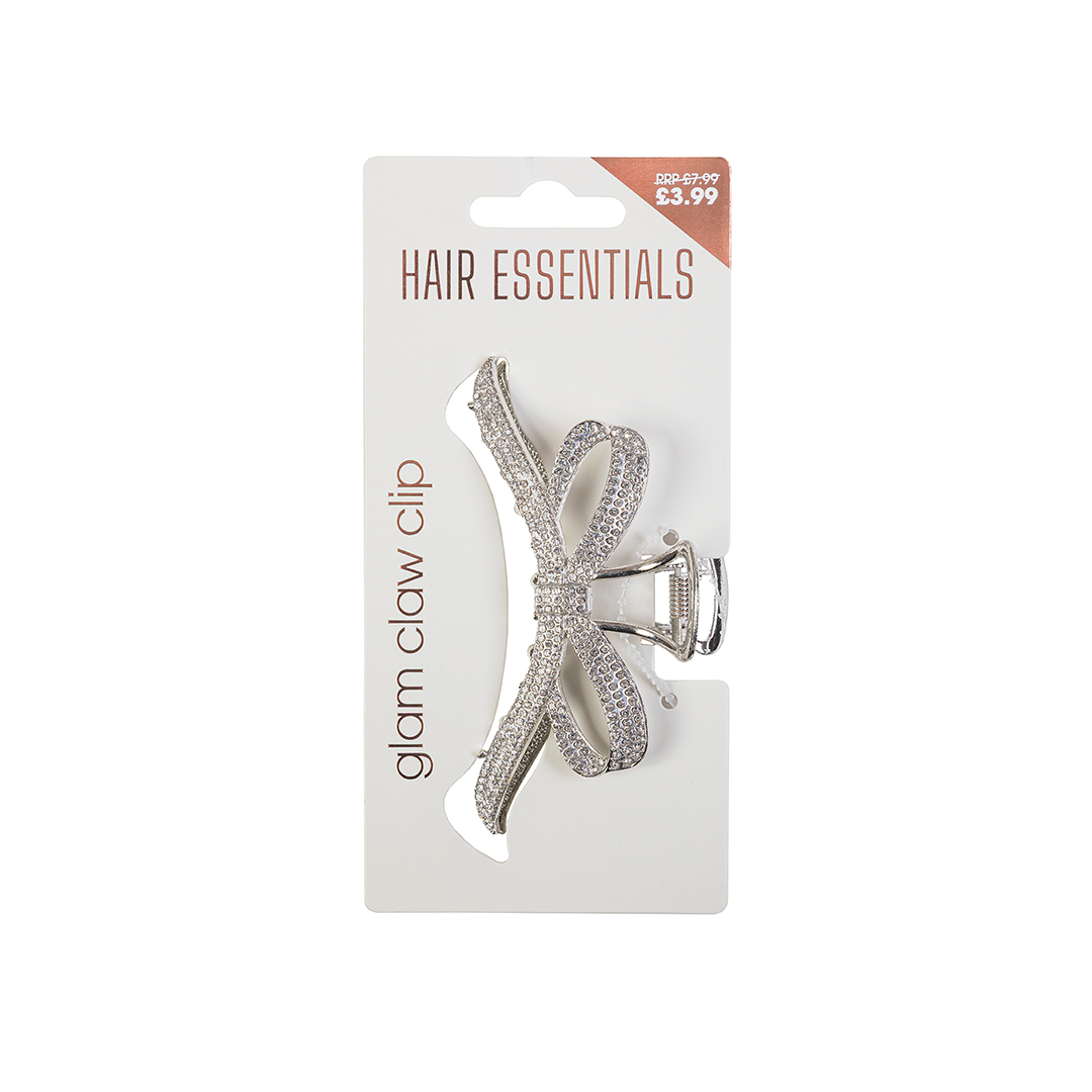 Beauty Outlet Diamante Bow Claw Clip BEAU693