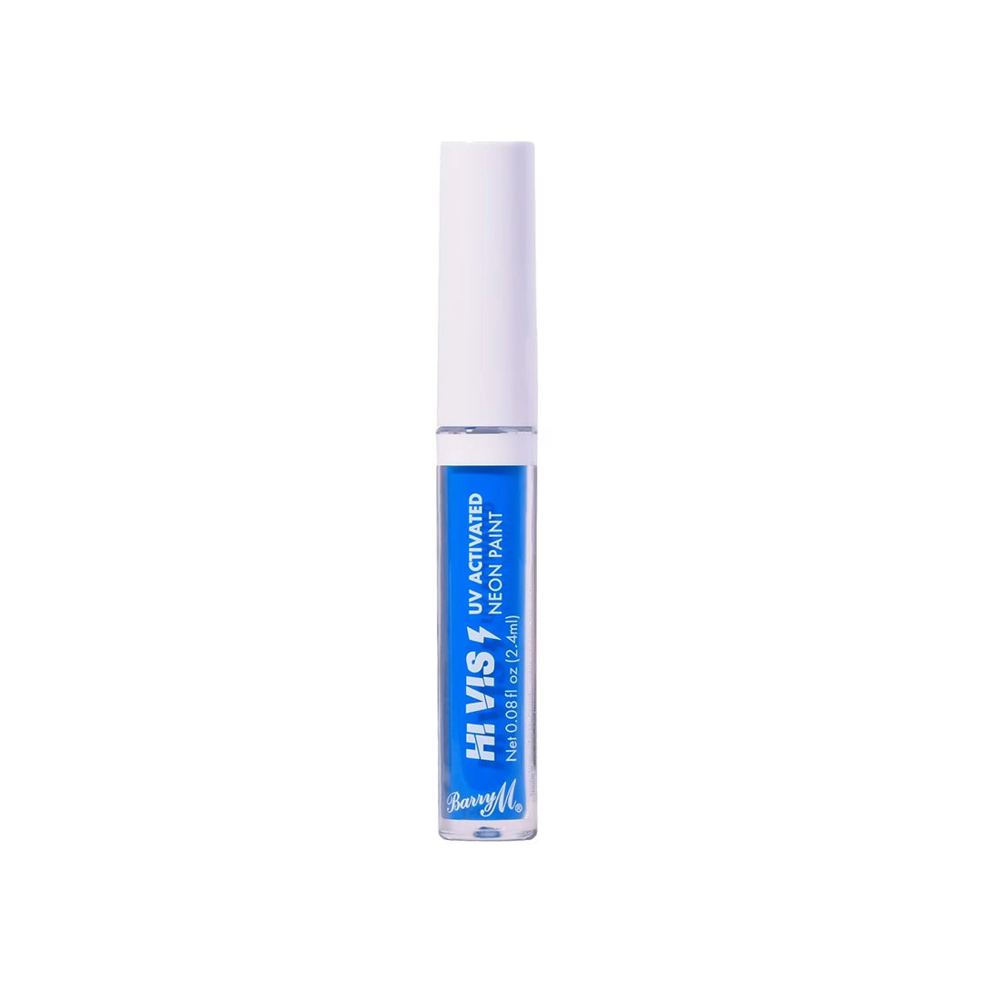 Barry M Hi Vis UV Activated Neon Paint Blue Strike