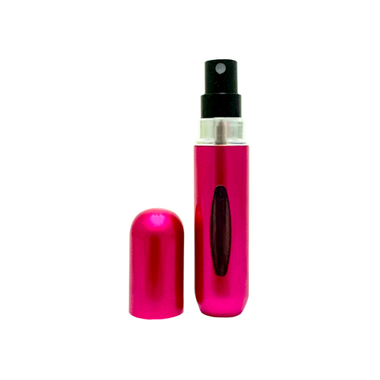 Beauty Outlet Refillable Perfume Atomiser Black/Pink 5ml BEAU426