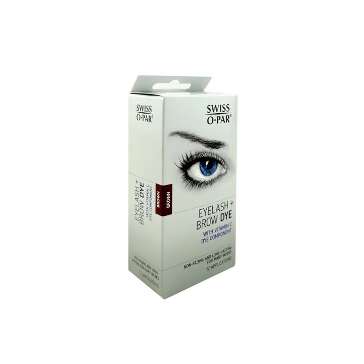 Swiss O Par Eyelash and Eyebrow Dye Kit Brown
