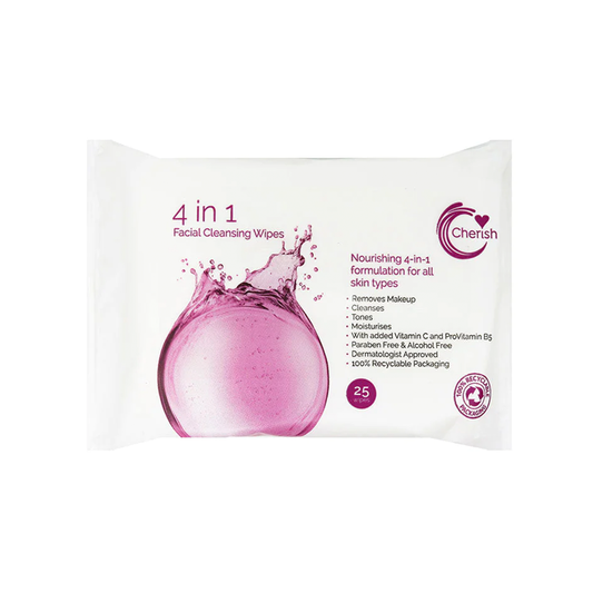 Cherish 4in1 Facial Cleansing Wipes