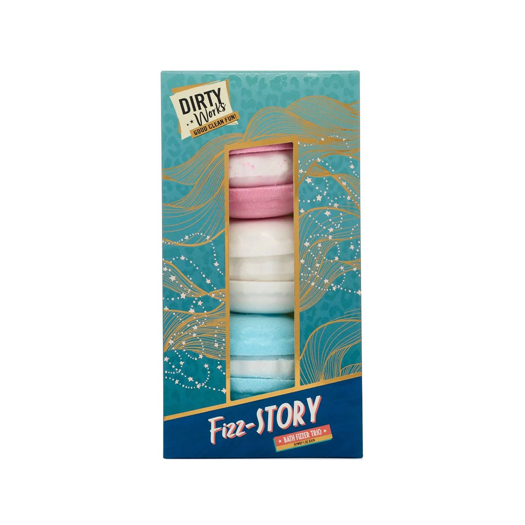 Dirty Works Fizz Story Bath Fizzer Trio Set