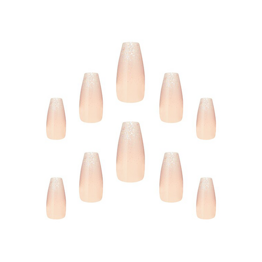 Elegant Touch Luxe Looks False Nails Sugar Cookie