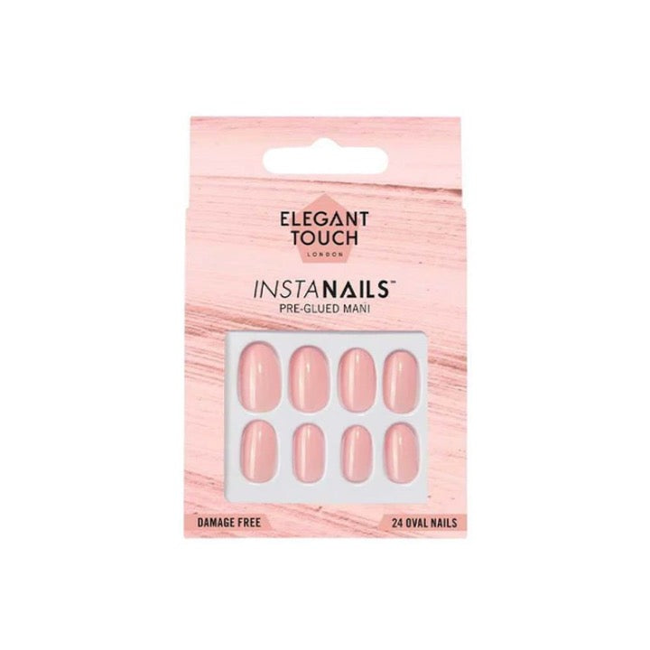 Elegant Touch Pre Glued False Nails Insta Nails Blush Crush