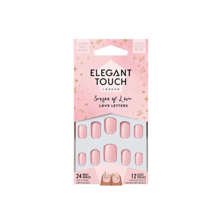 Elegant Touch Season Of Love False Nails Love Letters