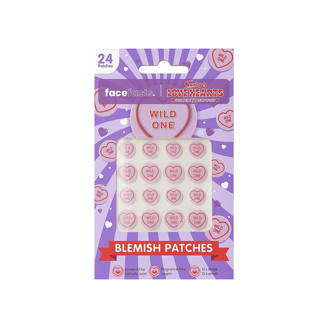 Face Facts Blemish Patches Love Hearts Wild One