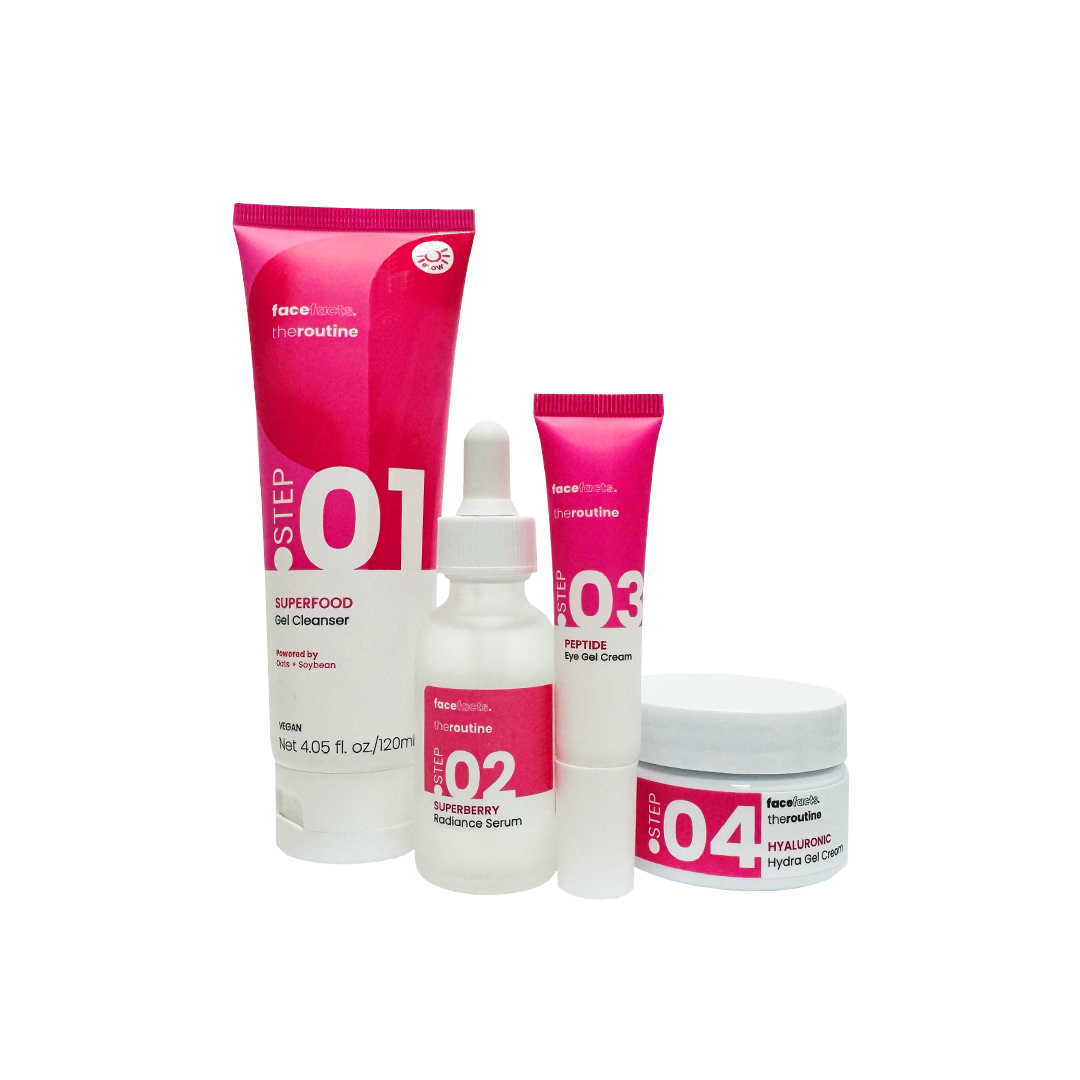 Face Facts The Routine Got To Glow Essentials Set 1-4