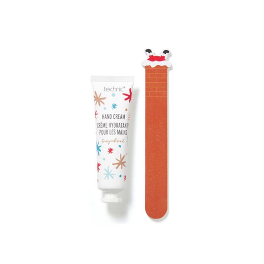Christmas Novelty Hand Cream & Nail File Set Gingerbread House