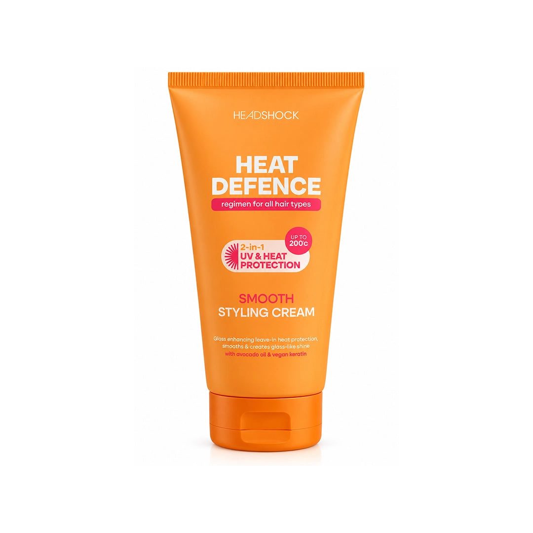Headshock Heat Defence 2in1 UV & Heat Protection Smooth Styling Cream 150ml