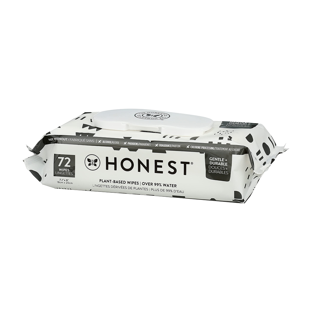 Honest 72 Pattern Play Wipes