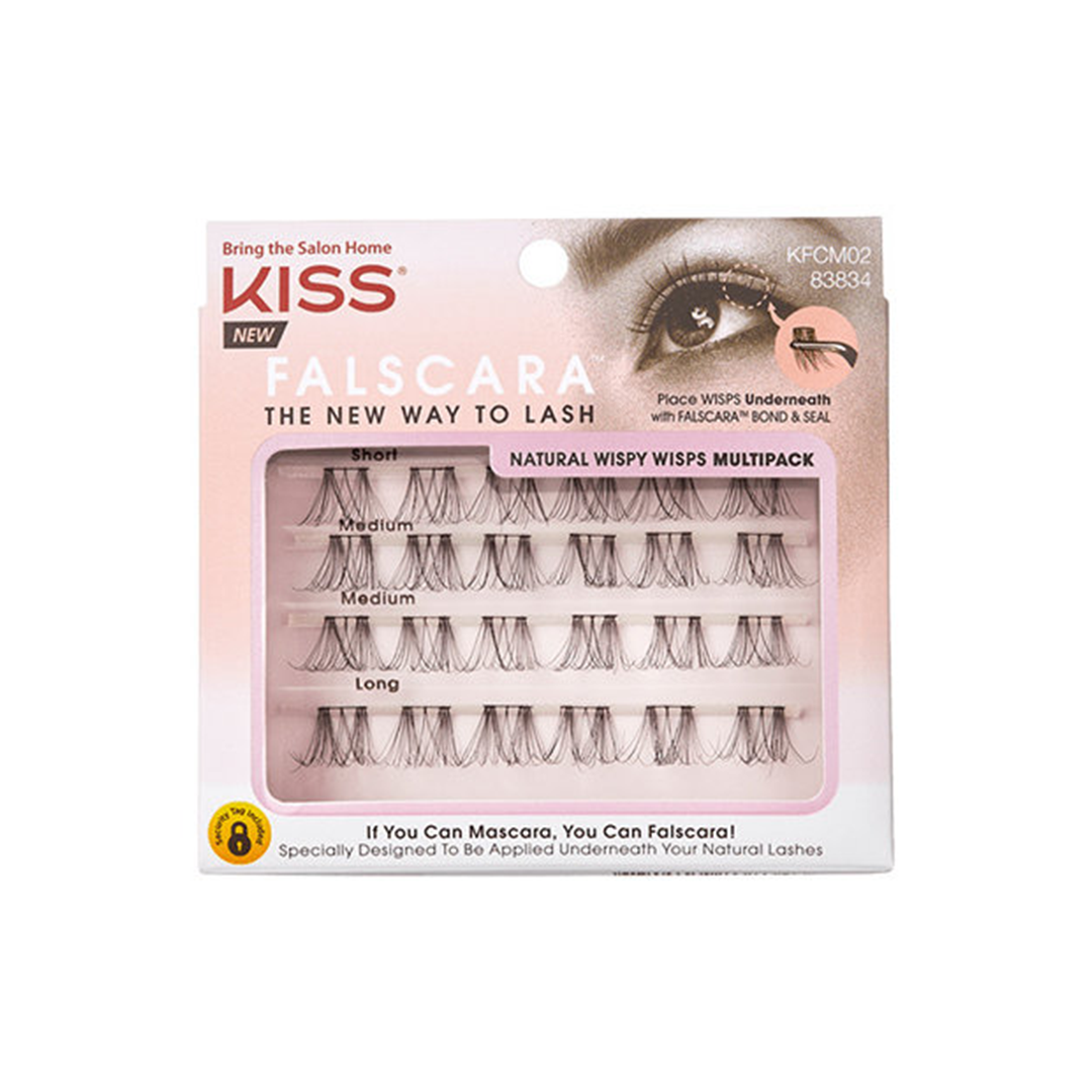 Kiss Falscara False Eyelashes Natural Wispy 83834