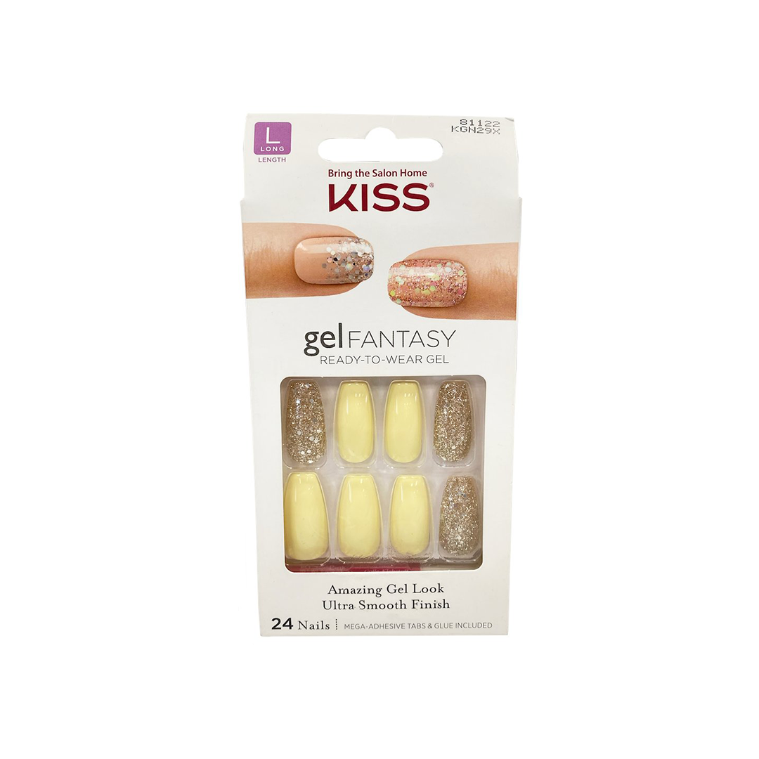 Kiss Gel Fantasy 24 Long Length Nails 81122